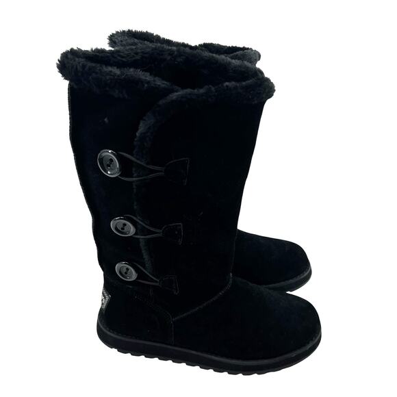 SKECHERS KEEPSAKES CONCEAL WOMEN'S MID HI BOOTS, BLACK style 48363 winter size 8 - Picture 1 of 9